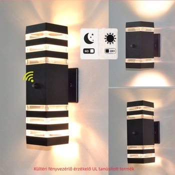 GP-GY101 Kültéri falikar IP65 alumínium házban, 220V bemenet, színhőmérséklet 3000/4000/6000K