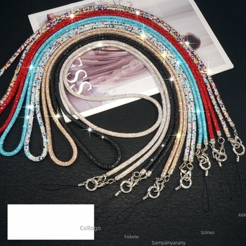 Telefonszettyű PU anyagból, kézzel készített, magas elasztikus pamutszál, fém csat, Blo bao márka