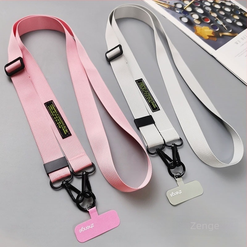 Telefon nyakpánt kereszttalppal, állítható hosszúságú, kézzel készített, geometriai medállal, multifunkcionális, Jane Grids márka