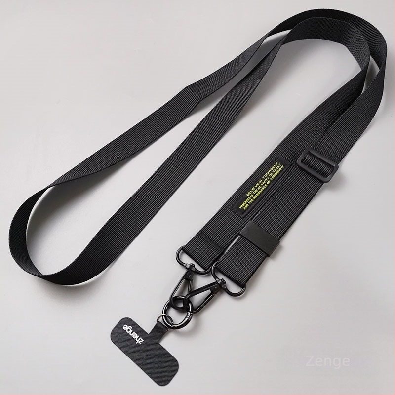 Telefon nyakpánt kereszttalppal, állítható hosszúságú, kézzel készített, geometriai medállal, multifunkcionális, Jane Grids márka