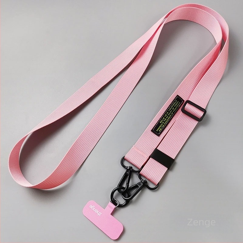 Telefon nyakpánt kereszttalppal, állítható hosszúságú, kézzel készített, geometriai medállal, multifunkcionális, Jane Grids márka