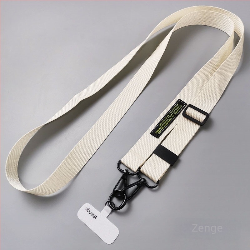 Telefon nyakpánt kereszttalppal, állítható hosszúságú, kézzel készített, geometriai medállal, multifunkcionális, Jane Grids márka