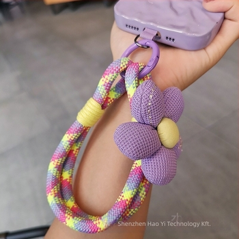 Mobiltelefon pánt a csuklóra, nőies stílus, nejlon zsinór, fém csat, Zhenge márka