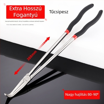 KEYCON tűhegyű fogó, hegyes szájjal, standard kivitel