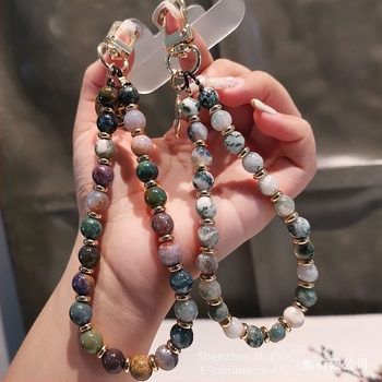 Zhenge mobiltelefon zsinór – kézzel készített, uniszex, fém csatával