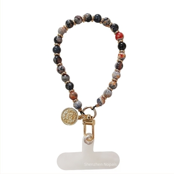 Zhenge mobiltelefon zsinór – kézzel készített, uniszex, fém csatával