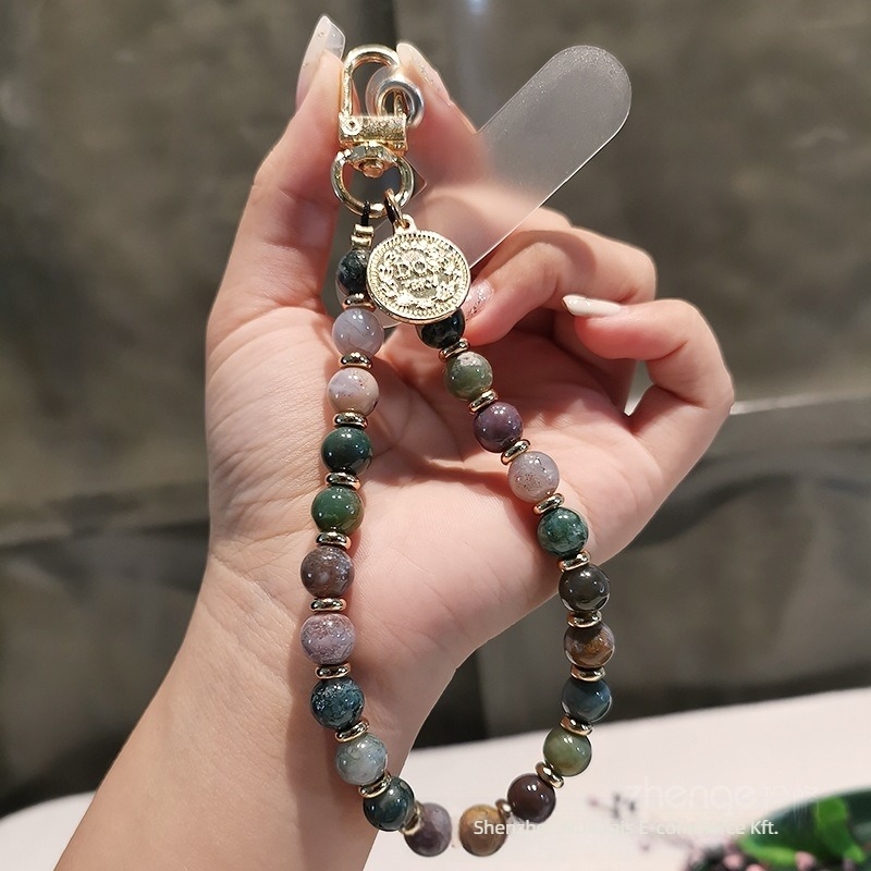 Zhenge mobiltelefon zsinór – kézzel készített, uniszex, fém csatával