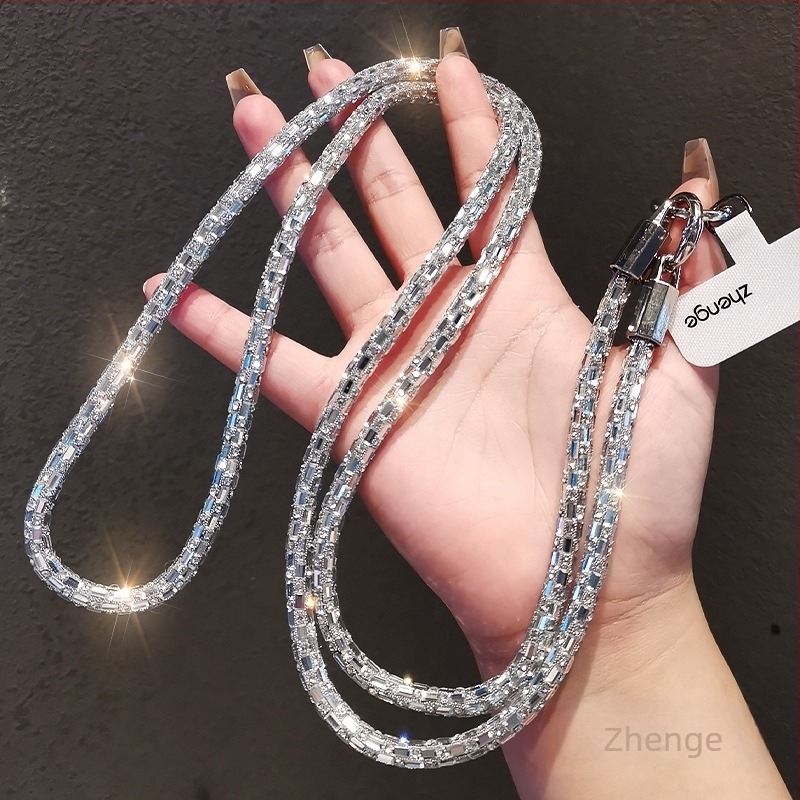 Jane márkájú női kézzel készített telefonhordozó pánt geometriás medállal, multifunkcionális