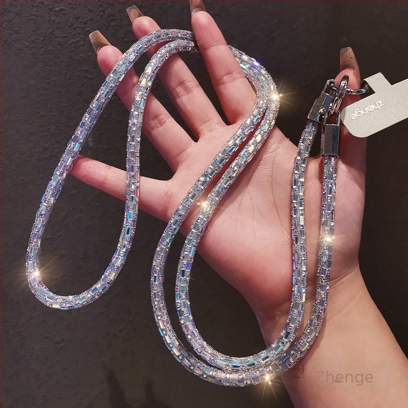 Jane márkájú női kézzel készített telefonhordozó pánt geometriás medállal, multifunkcionális