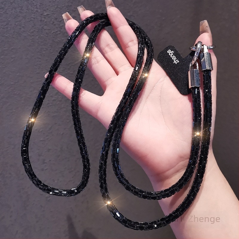 Jane márkájú női kézzel készített telefonhordozó pánt geometriás medállal, multifunkcionális