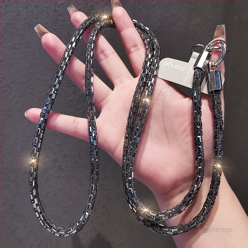 Jane márkájú női kézzel készített telefonhordozó pánt geometriás medállal, multifunkcionális