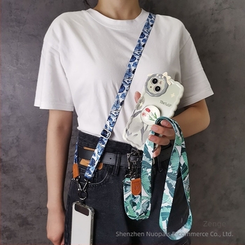 Zhenge mobiltelefon nyakpánt, uniszex, kézzel készített, fémcsat