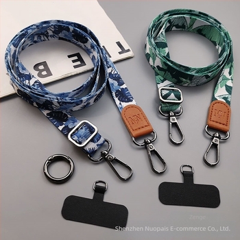 Zhenge mobiltelefon nyakpánt, uniszex, kézzel készített, fémcsat