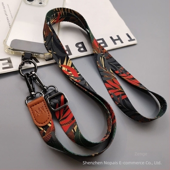 Zhenge mobiltelefon nyakpánt, uniszex, kézzel készített, fémcsat