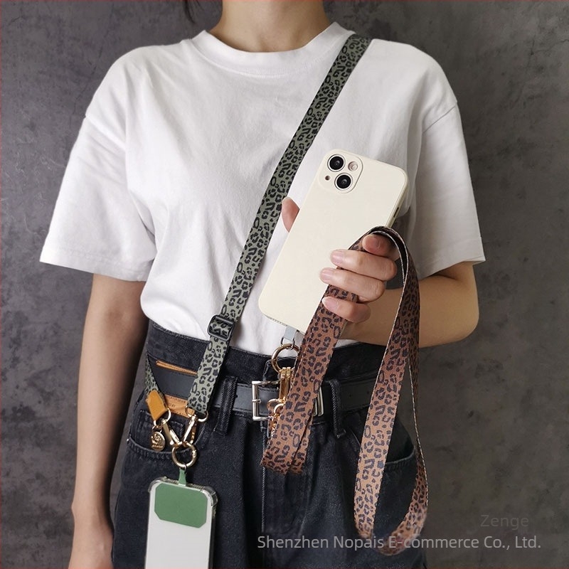 Mobiltelefon nyakpánt crossbody dizájn, kézzel készített, Zhenge márka, uniszex, fém csat, anyag: más