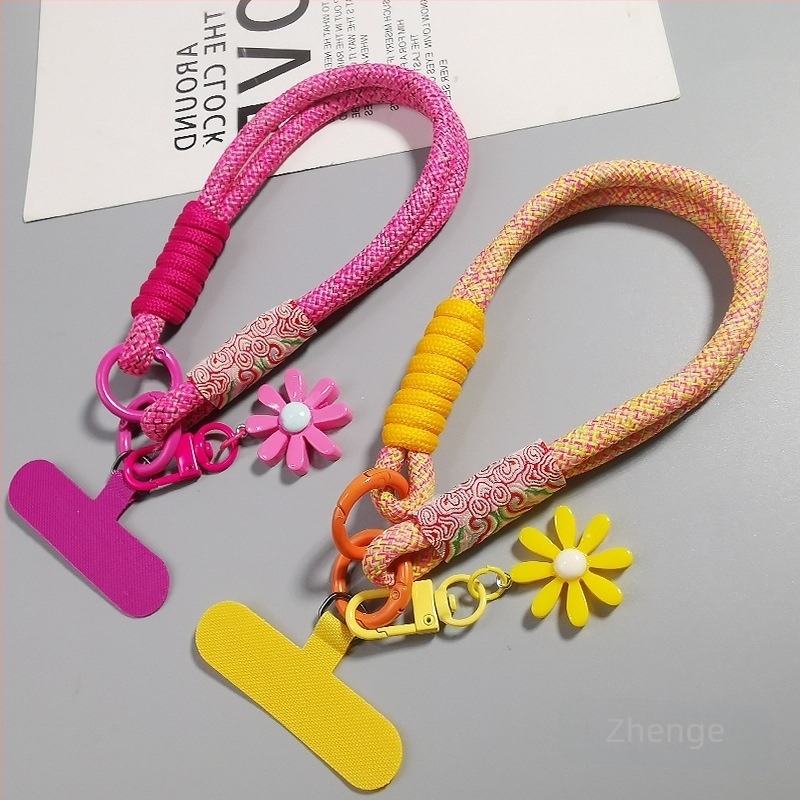 Rövid telefonnyakpánt, kézzel készített, többfunkciós, geometriai dizájn, Zhuge