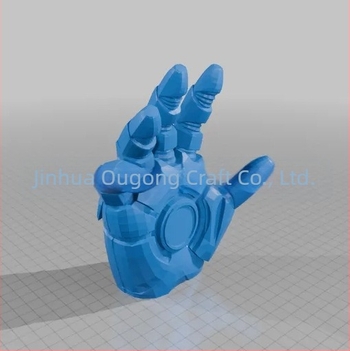 Autóba illő mágneses telefon tartó 3D nyomtatott Iron Man dizájnnal, töltőalap, PLA anyag, tenyér alakú, modern művészeti stílus