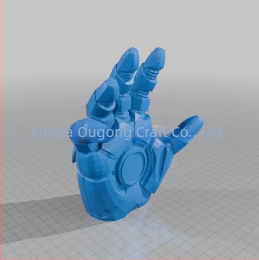 Autóba illő mágneses telefon tartó 3D nyomtatott Iron Man dizájnnal, töltőalap, PLA anyag, tenyér alakú, modern művészeti stílus