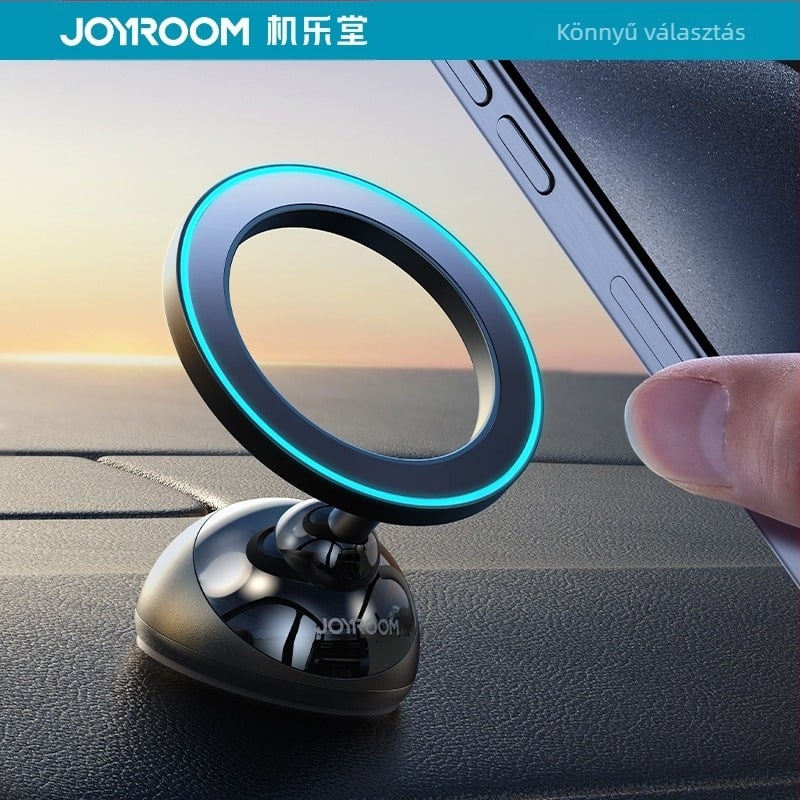 Mágneses telefon-tartó az autó műszerfalára – mini kompakt, univerzális, mágneses rögzítés