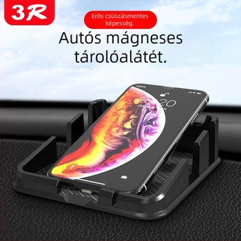 Autókulcs és telefon szilikon anti-slip párna – Márka 3R, Egyedi logó nyomtatás, Szilikon anyag, Licencelhető magánmárka