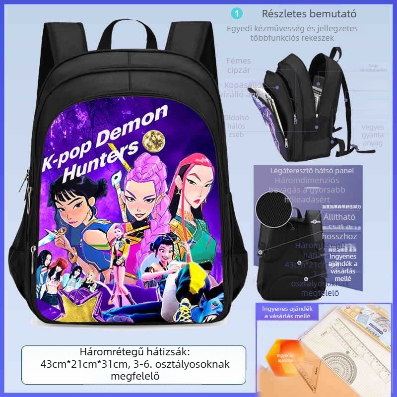 Iskolai hátizsák, uniszex, Oxford szövet, szabadidős utazási stílus, általános iskolai használatra