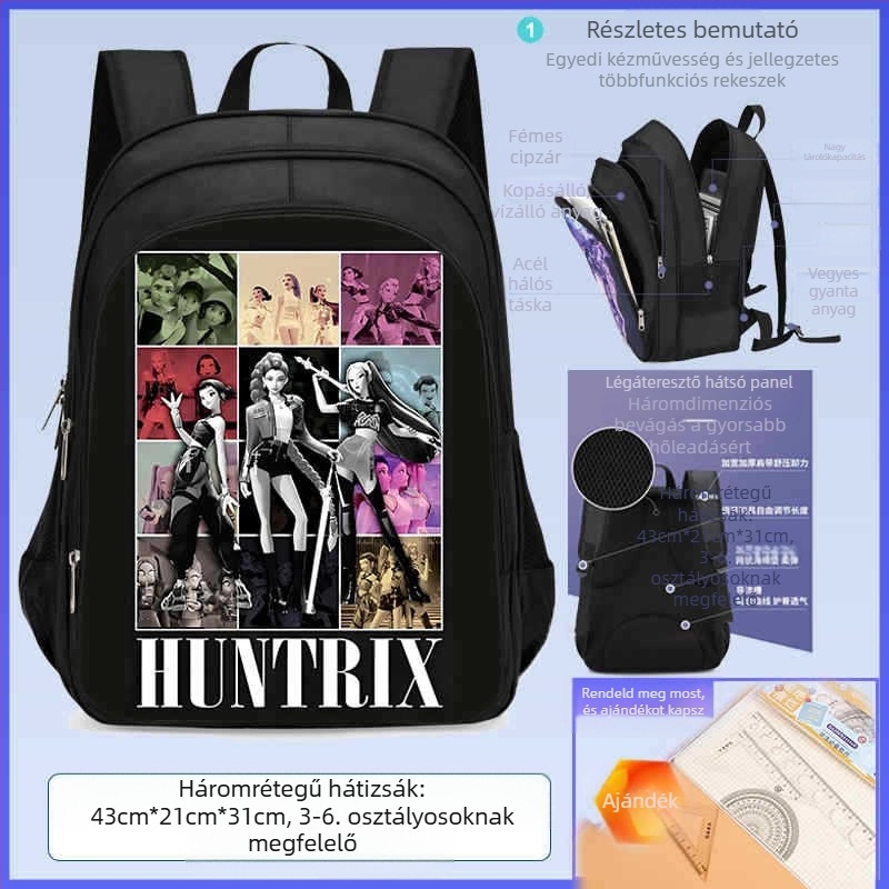 Iskolai hátizsák, uniszex, Oxford szövet, szabadidős utazási stílus, általános iskolai használatra