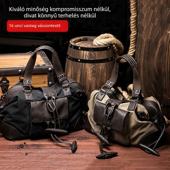 Uniszex EVA táska vászon béléssel, vízszintes négyzet alakú, crossbody stílus, tavasz 2025