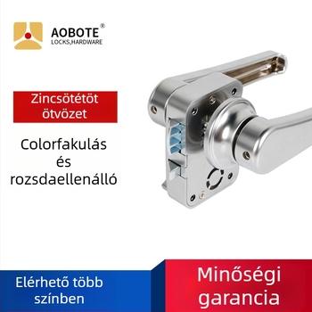 RV fürdőszoba ajtózár - A18, AOBOTE, anyag: cinkötvözet/ABS, modern minimalist stílus