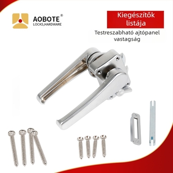 RV fürdőszoba ajtózár - A18, AOBOTE, anyag: cinkötvözet/ABS, modern minimalist stílus