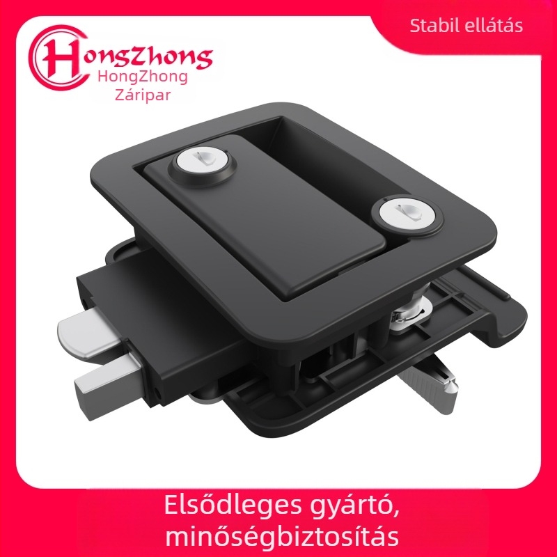 Műszaki műanyag RV ajtózár – Modell 10204, Autóajtózár lopás elleni védelemmel, Super C-szintű cilinder, Mechanikus RV zár