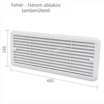 BSF055-3 RV oldalsó beépítésű csendes szellőzőventilátor hűtőhöz, 3 ablakkal