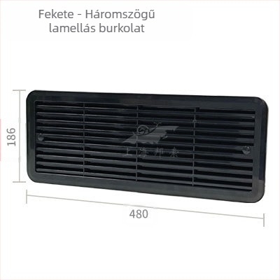 BSF055-3 RV oldalsó beépítésű csendes szellőzőventilátor hűtőhöz, 3 ablakkal