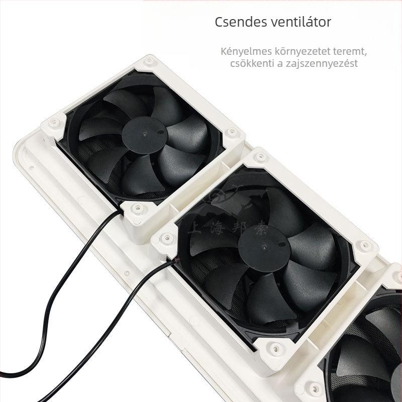 BSF055-3 RV oldalsó beépítésű csendes szellőzőventilátor hűtőhöz, 3 ablakkal