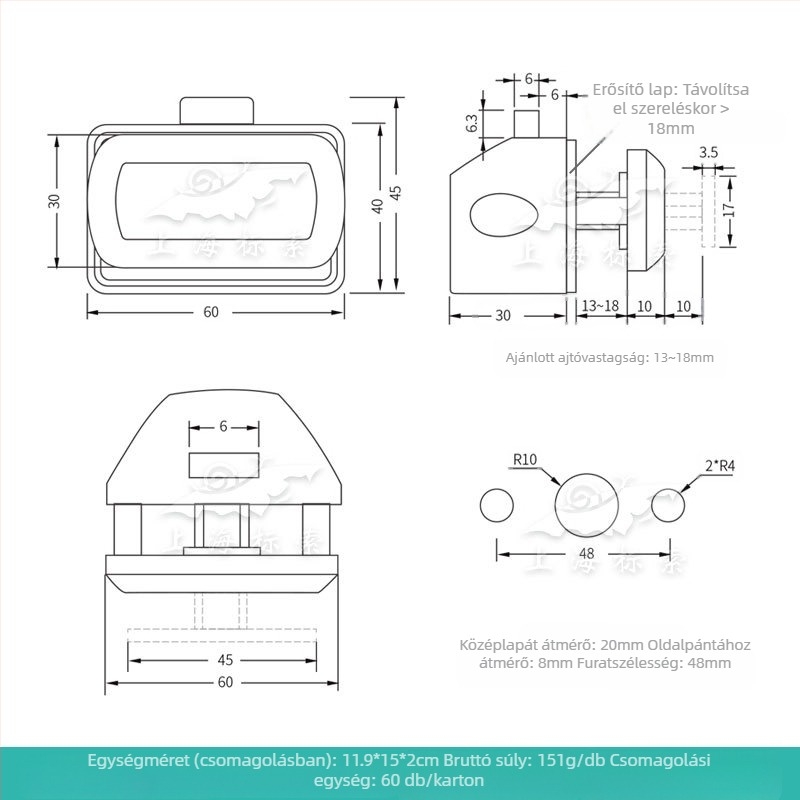 Bond cinközet zár RV-szekrényekhez és fiókokhoz, rejtett rudazár, modell BSS302-3; alkalmas RV-khez, otthoni kerékpárokhoz és módosított járművekhez; szekrényekhez, fiókokhoz, faliszekrényekhez.