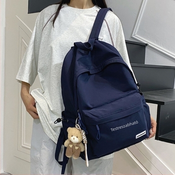 Weiyalu hátizsák, Nylon, Uniszex, Ifjúsági kampusz stílus, Légpárnás vállpántok, Poliészter bélés