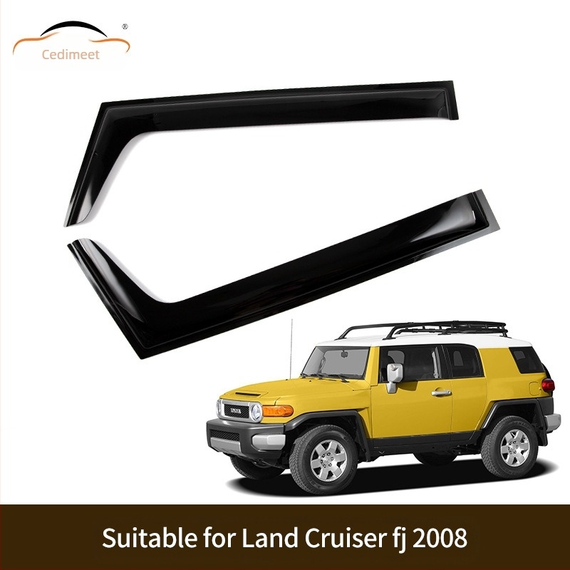 Toyota Land Cruiser FJ/LC autó ablaks esővédő szemöldöke, 1990–2010, akril, 4 darabos készlet, kompatibil FJ60/70/76/78/79/80/100 és LC200