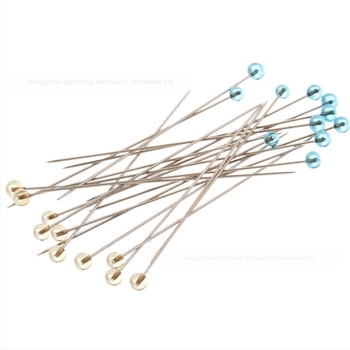 PinGuru üveggolyós varrótű pozicionáló – ultra vékony, nagy fej, vasalható; testreszabás elérhető; 400 doboz kartononként; bruttó súly 31 g