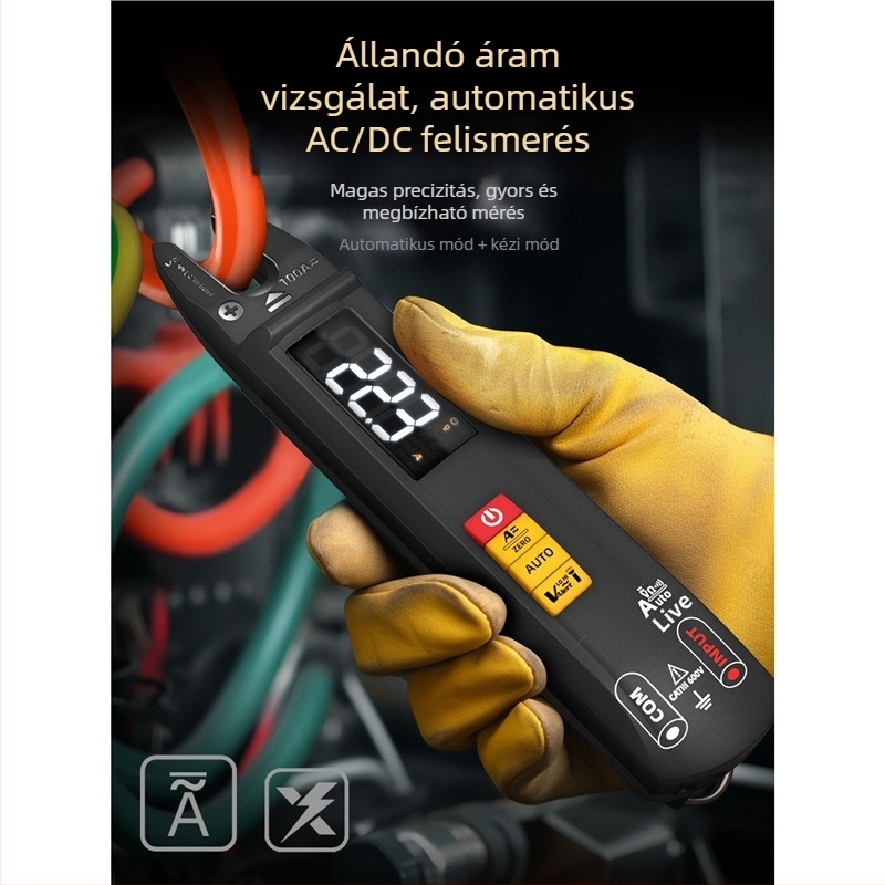 BSID AC/DC csukló-mérő és multiméter, nagy pontosságú, intelligens védelem égési sérülések ellen