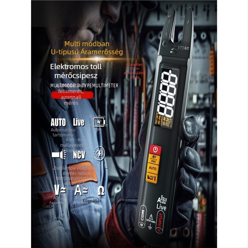 BSID AC/DC csukló-mérő és multiméter, nagy pontosságú, intelligens védelem égési sérülések ellen