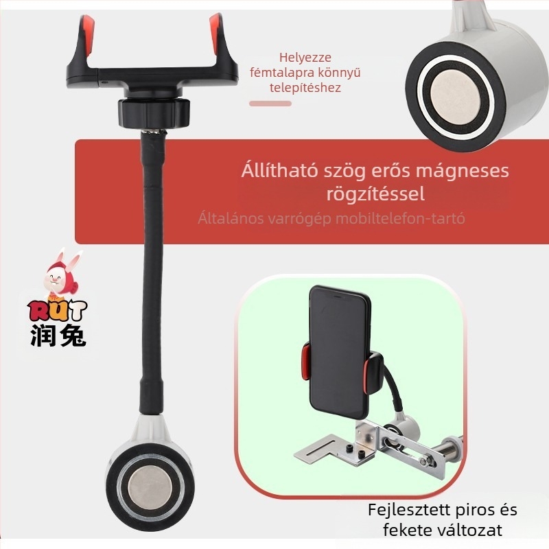 RUT általános célú telefon tartó varrógéphez, műanyag, univerzális