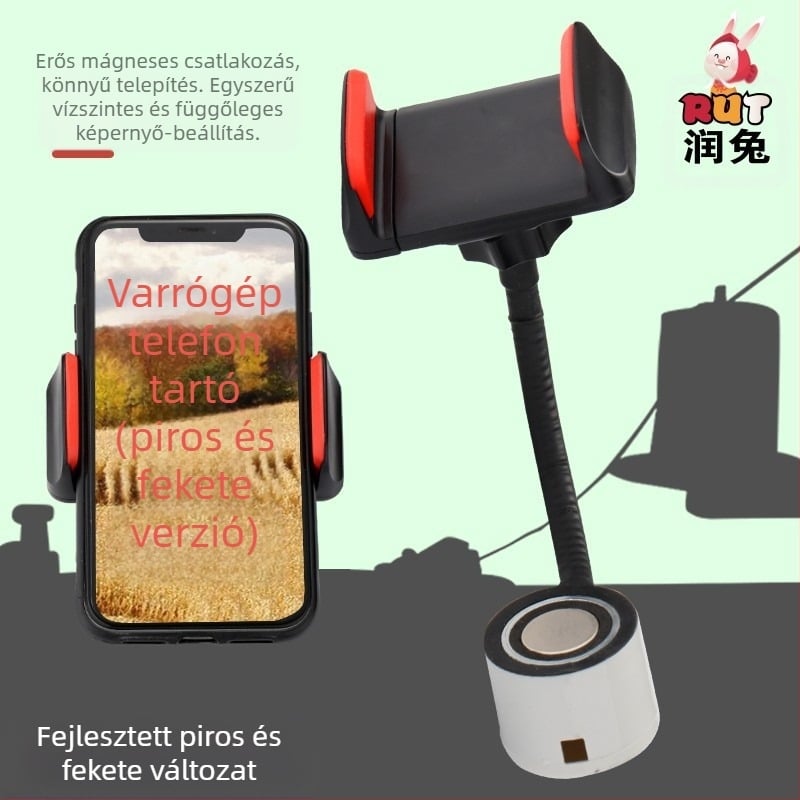 RUT általános célú telefon tartó varrógéphez, műanyag, univerzális