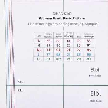 DIHAN K101 1:1 prototípus női ruházat és nadrágok; IP licenc: Nincs; Behozatal: Nem