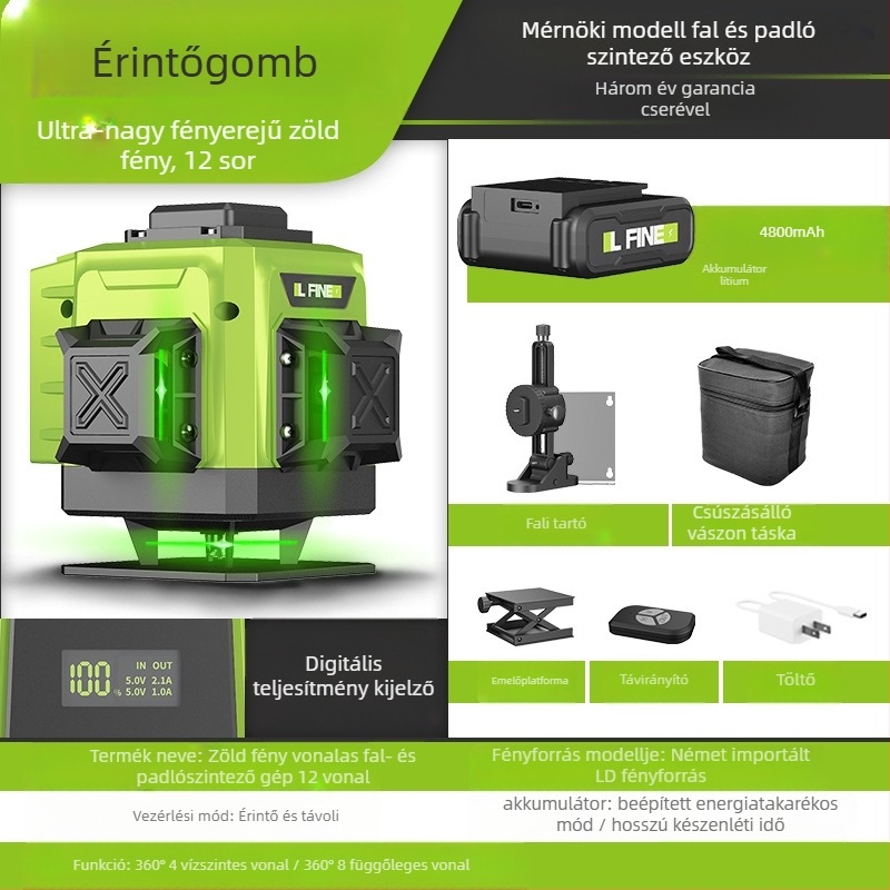 LFIEN 360-09 lézeres nivelláló – lézeres működés