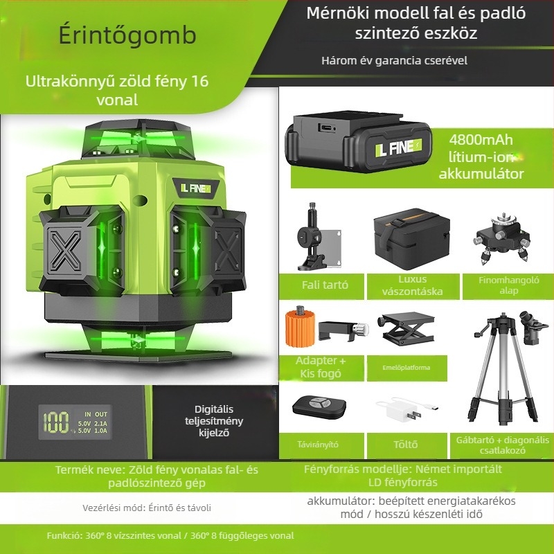 LFIEN 360-09 lézeres nivelláló – lézeres működés