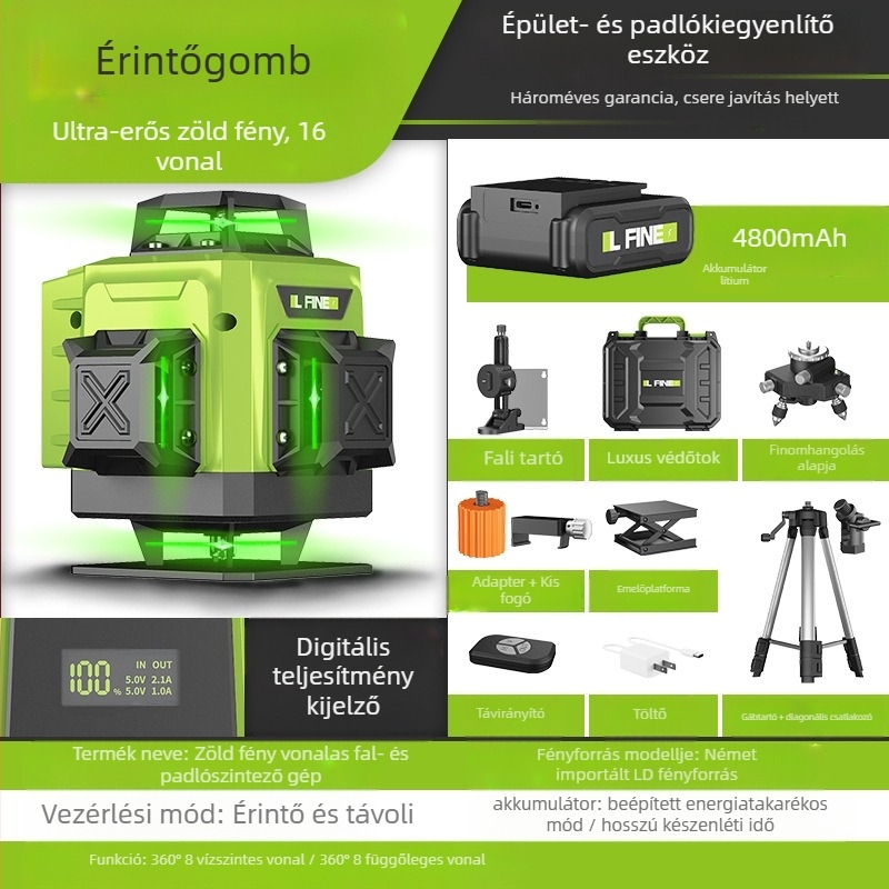 LFIEN 360-09 lézeres nivelláló – lézeres működés