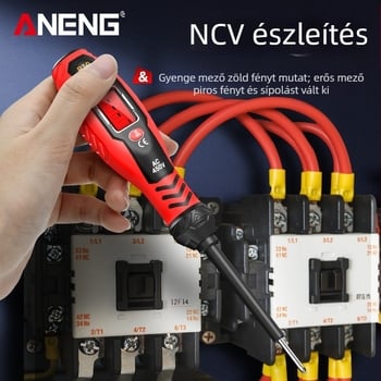 ANENG nagy pontosságú intelligens mérő toll digitális kijelzővel – többfunkciós vonalellenőrző és feszültségmérés