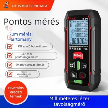 Precision rat NF-270 kézibeszélésű lézeres távolságmérő belső mérésekhez