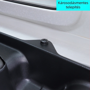 Csomagtartó tároló doboz – műanyag, univerzális illeszkedés, nyomásellenállás, üléstípus szerelés