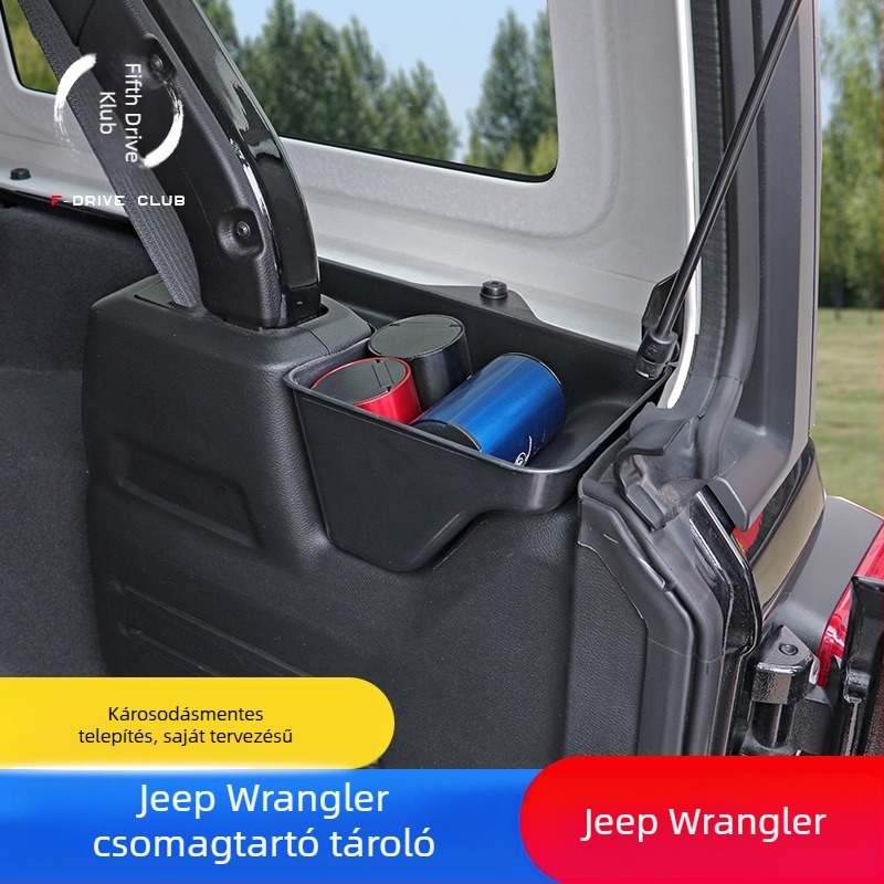 Csomagtartó tároló doboz – műanyag, univerzális illeszkedés, nyomásellenállás, üléstípus szerelés