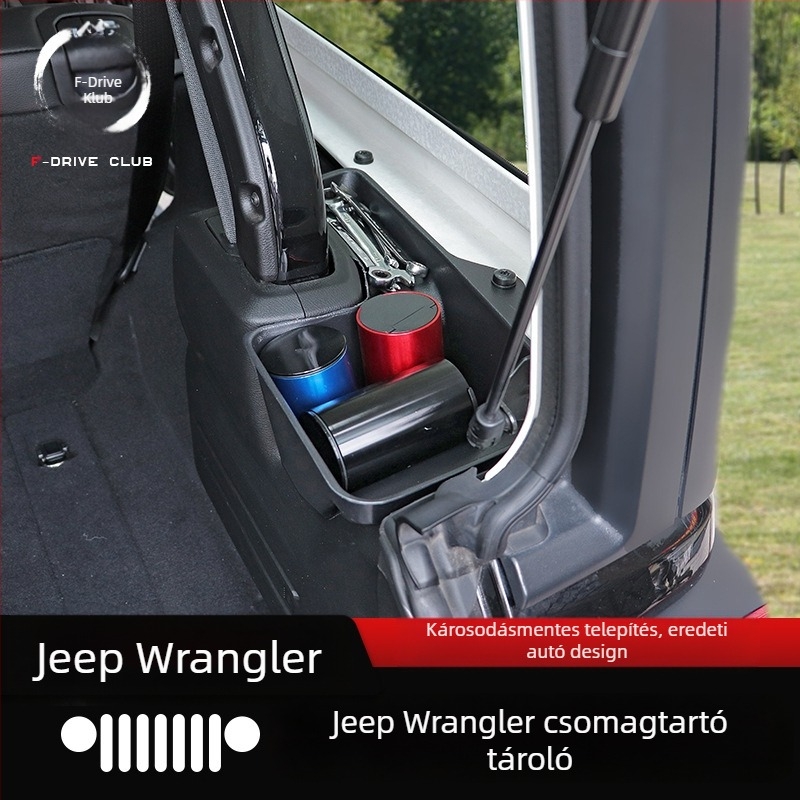 Csomagtartó tároló doboz – műanyag, univerzális illeszkedés, nyomásellenállás, üléstípus szerelés